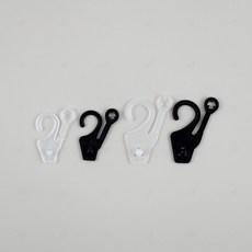 후크 진열 포장 고리 걸이 PVC 양말 바인딩 소품 제품 액세서리 PP 플라스틱 결속 디스플레이, 블랙소