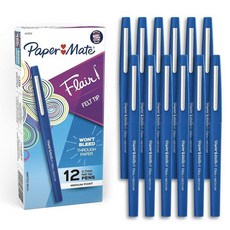 Paper Mate 플레어 펠트 팁 펜, 1개(12팩)