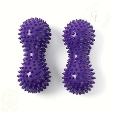 티케이마켓 지압 마사지볼 퍼플 2개입 6x14cm 마시지볼