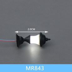 【微景小舖】迷你草地燈模型 草地燈 路燈 發光庭院燈發光模型路燈 3V電壓 DIY 微縮模型 模型神轎 模型燈 建築模型, 1個, MR843-草地燈一個/白光