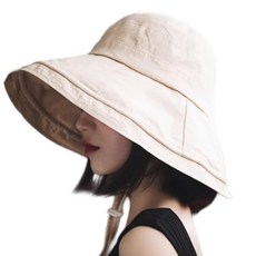 [MORE AUNI] UV UPF50+ MA0017 컷 모자 여성 츠바히로 모자 여배우 모자 작은 얼굴