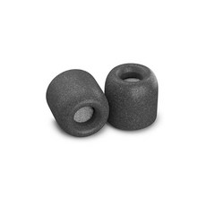 海恩數位 Comply TX-400 耳道耳機替換海綿 (1卡3對) 記憶海綿耳塞 舒適降噪, 黑色, 1個