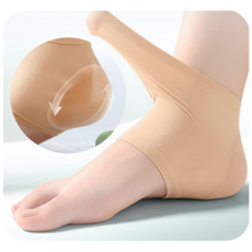 테일스타 촉촉 발 뒷꿈치 각질 보습 패드 양말, 스킨, 2세트