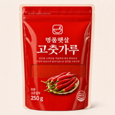 명품햇살 고춧가루 김치 한식 굵은입자 순한맛, 1개, 250g