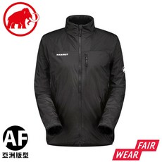 MAMMUT 長毛象 男 Flex Air IN Jacket AF 立領防風化纖外套《黑》