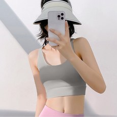 블리핏 요가복 필라테스 브라탑 상의 필라테스 요가 스포츠 브라 요가 나시 고정 패드 매쉬라인 스포츠브라