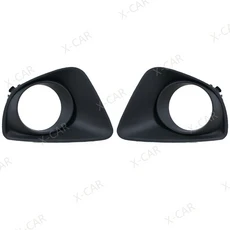 호환 Mazda 2 Demio Hatchback 용 light l2007 2008 2009 2010 앞 범퍼 안개등 커버 프레임 베젤 후드, 03 Cover 1pair