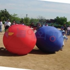 (올핀) 놀이와행사 - 큰공굴리기(1.5M) / 학교용품/운동회용품/명랑운동경기/놀이용품, 중국산(빨강), 1개