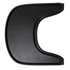 비브랜드 아기 수유 의자 솔리드 우드 베이비 다이닝 하이 체어 다기능 신제품, 02. 블랙 플레이트