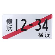 번호판 맞춤형 자동차 태그 장식품 자동차 태그 기념품 앞면 번호판 커버 선물 13 x 6.5인치, 사이즈 이미지 참고, 9, 1개
