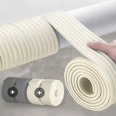 블레오 수도 동파방지 스펀지 수도관 단열재 보온재 2미터 2p, 크림