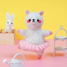 치프몰 양모펠트 DIY 패키지 세트, 185_발레 알파카, 1개
