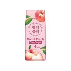 젤리블리 도넛피치 제로슈가, 10개, 60g