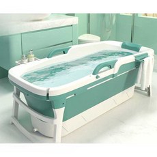 접이식 목욕통 가정용 전신 성인 간이욕조 대형 자취방, 블루