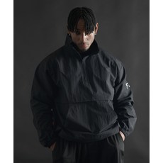 PHERMENON 루즈핏 나일론 아노락 블랙