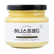 프프프베이커리 빵 버터 허니 스프레드 잼 130g 1개