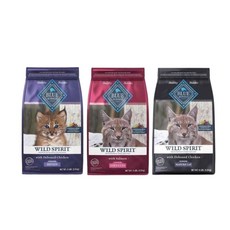 Blue Buffalo 藍摯 原野精靈 貓飼料 4LB, 1.8kg, 1個, 成貓-鮭魚