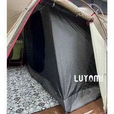 LUYAMI CC3專用內掛帳與頂布組, CC3內掛帳+CC3黑膠頂布(限宅配), 黑色
