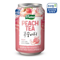 푸르밀 복숭아티 340ml x 24개