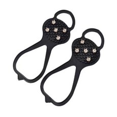 등산 빙산 도시형미끄럼방지 휴대용 아이젠, 검정색