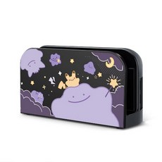 닌텐도 스위치2 메타몽 케이스 포코피아 하드 쉘 반투명 글리터, 독케이스