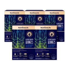 뉴트리원 브레인알파 피에스 24g, 30정, 5개