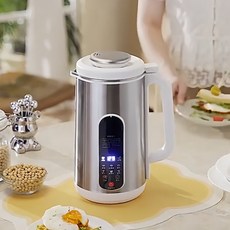 110V多功能家用免泡不鏽鋼豆漿機, 【欧规220V】PW-DJ08不锈钢0,300以上请拍