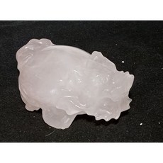 晶棋 粉晶龍龜 水晶擺件, 1個