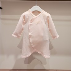 [아가방] 강남점*사랑스런 가을 신생아배내가운/신축성이 좋은 후라이스 소재/안심무형광 면100%
