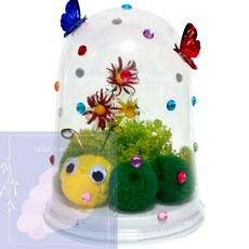 GS 스칸디아모스 봄동산 애벌레 만들기 초등식물키우기, 1개