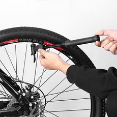 자전거 펌프 양방향 공기주입 휴대용 다용도 미니 볼펌프 슬림소녀 Bicycle pump, 1개, 블랙