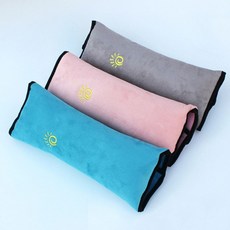 안전벨트 쿠션 가드 보호대 베개 목베개 목쿠션, 핑크, 1개