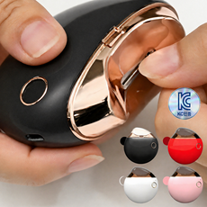 진볼리 신형 업그레이드 자동 손톱 발톱 깎이 KC인증 안전 설계 가족 모두를 위한 스마트 케어, 1개, 토트블랙