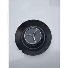 블랙 실버 1개 A2224002800 144 7MM 마이바흐 휠 커버 캡, D_일체형 BC455 블랙 벤츠 CL AMG(수입)