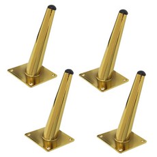 改革加線橋金 150 毫米鋼家具腿, 金色