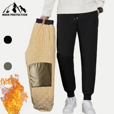 羊羔絨石墨烯護膝保暖棉褲 - 冬季加絨加厚男女款長褲