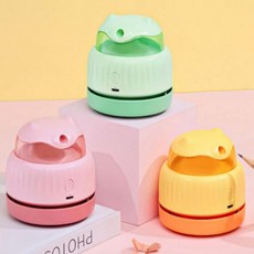 책상 키보드 데스크 무선 미니 충전식 청소기 연필깎이, 2in1청소기(C507핑크), 2in1청소기(C507핑크)