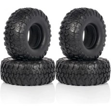 RC 휠 타이어 Axial SCX10 D90 Capra TRX4 Redcat Gen8 19인치 117mm 고무 록 110 카 크롤러 부품