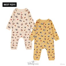 [AK원주점] [디즈니베이비] O.칩앤데일패턴내의 (크림 옐로우 중 택1)