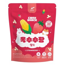 리틀스푼 옥수수팡 딸기맛 1개, 25g