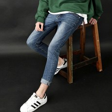 Herbucks 男士第 9 部分跨度復古剪裁牛仔褲