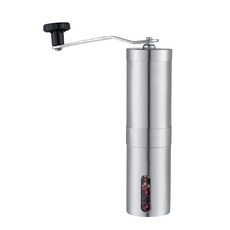 2023新品爆款不鏽鋼家用便攜手動手磨咖啡研磨器磨粉機手搖磨豆機, 1個, A款不鏽鋼本色手搖咖啡研磨機:單個