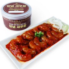 [1+1] 바로먹는 깐 새우장 양념 오동통 먹기편한 밥 반찬, 2개, 300g