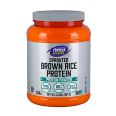 NOW Foods 發芽糙米蛋白粉, 907g, 1罐