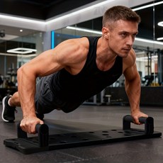 휴대용 다기능 푸시업 보드 세트 가슴 복부 팔 등 훈련용 접이식 피트니스 장비, 19 17, 1개