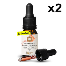 선데이내추럴 Sunday Natural 어린이 비타민B12 액상 드롭스 10ml x 2개
