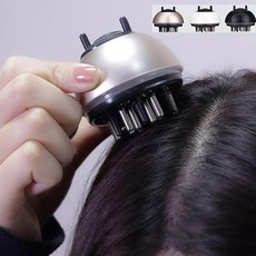 모발 빗 대용량 간편도포 두피케어 헤어오일 도포기 선물용탈모관리기계, 12개 분출 볼, 샴페인, 12개, 샴페인