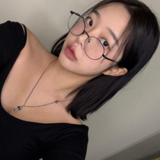 드리뮤즈 트렌디 유니섹스 긱시크 원형 무테 안경테