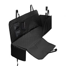 寵物車用防髒墊 中大型犬坐車窩墊, 1個, 黑色