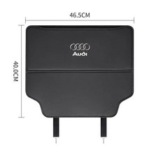 가죽 자동차 안티킥 패드 시트 백 오거나이저 수납 가방, 1개, 1. 1Pcs Audi Small
